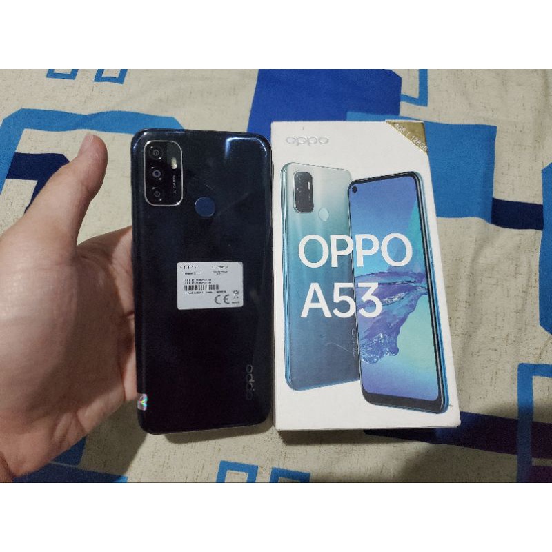 OPPO A53 RAM 4/64GB EX RESMI OPPO SECOND DUAL SIM FULLSET NO MINUS