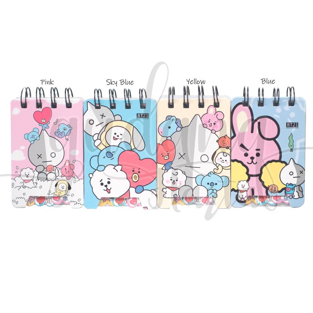 

ㅽ Notebook Mini Korea Boyband Mascot Buku Catatan Saku Lucu Unik Notes GH 308036 ₲