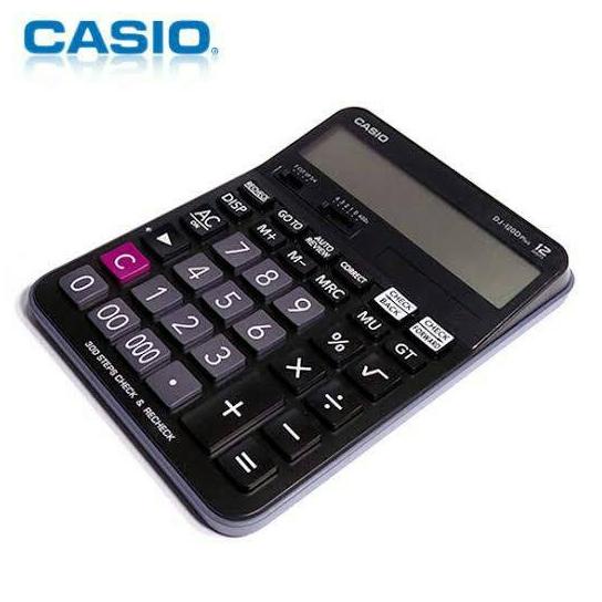 

CASIO DJ-120D PLUS - KALKULATOR CEK ULANG - CHECK CORRECT CALCULATOR