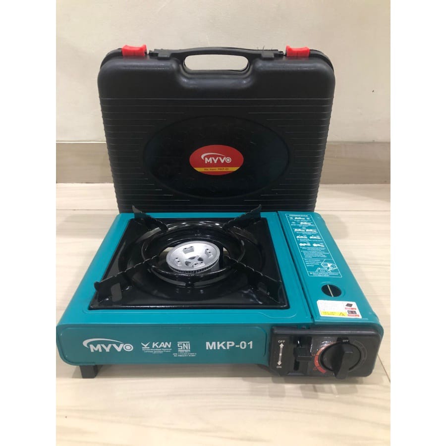 KOMPOR GAS PORTABLE 2 IN 1 / KOMPOR OUTDOOR / KOMPOR KOPER VD