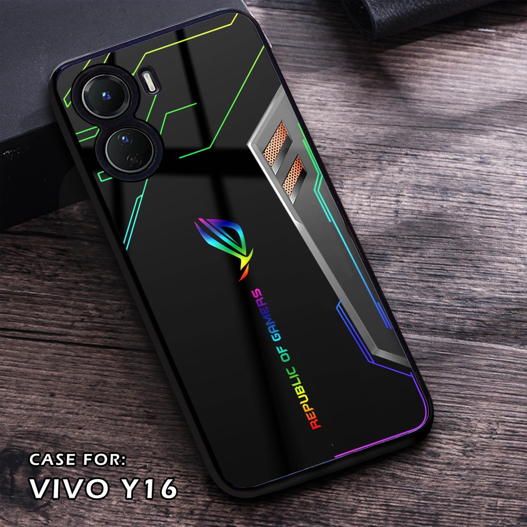 Case Vivo Y16 - Fashion Case Motif ROG - Casing Vivo Y16 - Case hp Vivo Y16 - Pelindung hp - Case Ha
