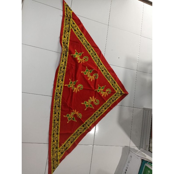 Udeng Lakaran/ Udeng Segitiga/Udeng lakaran khas Banyuwangi gajah Oling