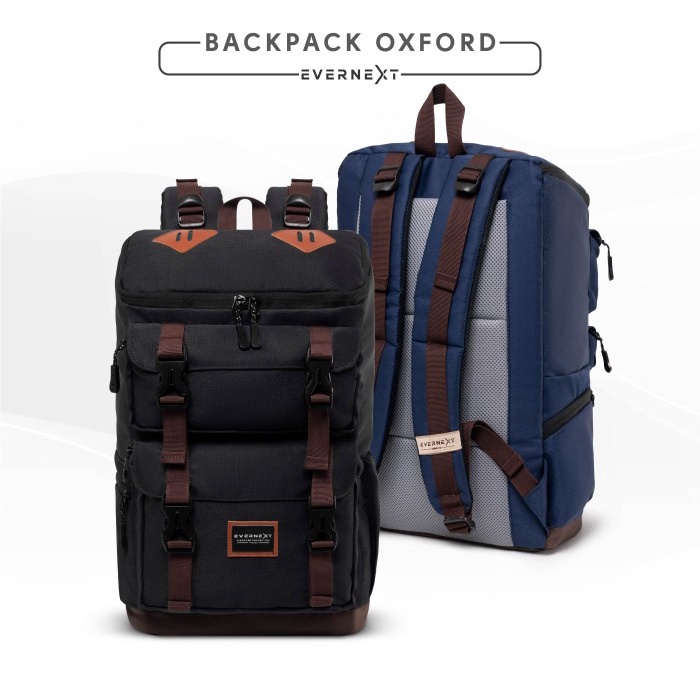 Promo Tas Ransel Pria - Backpack Oxford Ransel Kasual Tas Outdoor Evernext