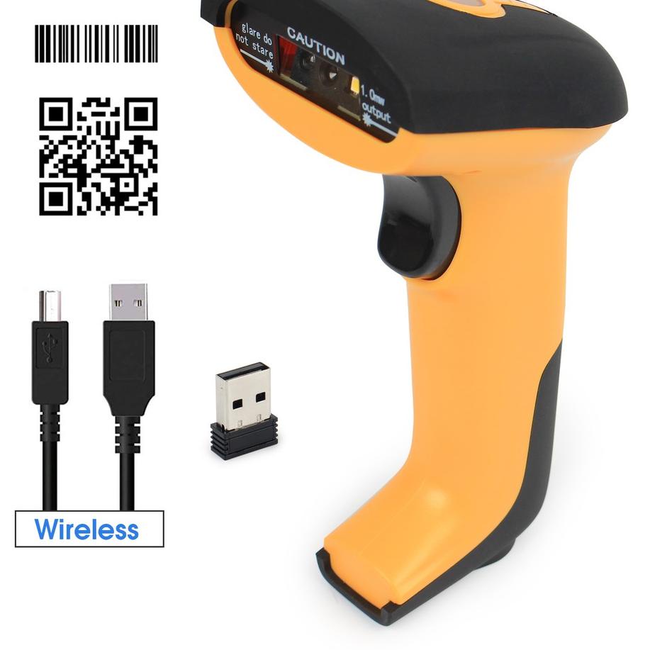 FREE ONGKIRBARU Wireless Barcode Scanner 1D 2D QR CT660W|RA2
