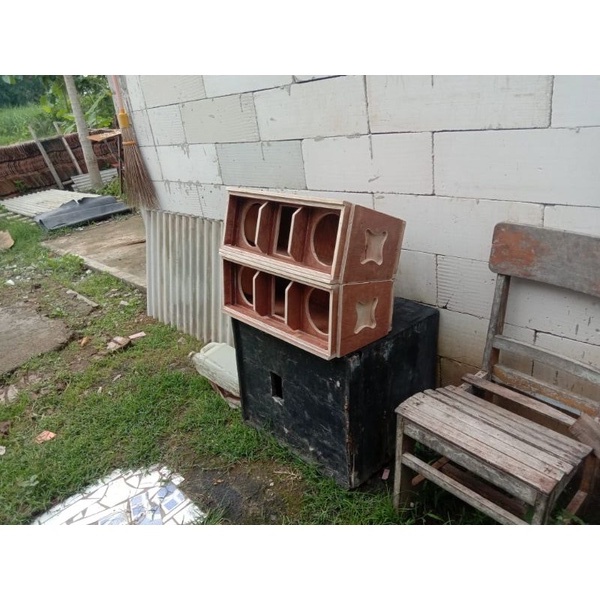 Box Sound System Speaker Middle Line Aray 6 Inch Doble Triplek 12mm