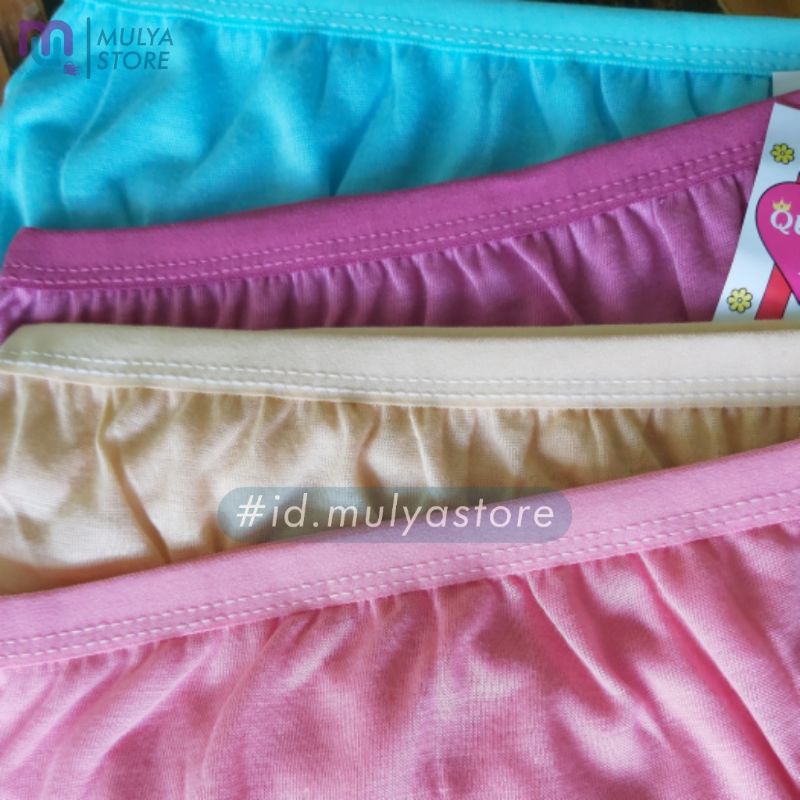 6 Pcs CD Wanita Dewasa Bahan Lembut Adem Celana Dalam Perempuan Torius High Quality