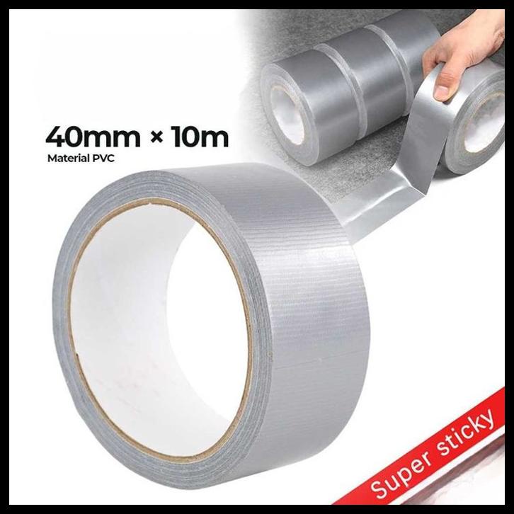 

Lakban Silver Super Sticky Duct Tape 10M