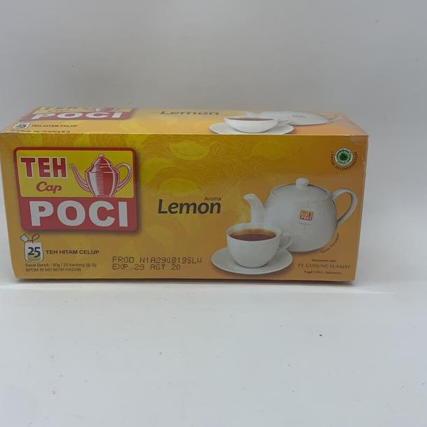 

☆ Teh Celup Cap Poci Lemon isi 25 ↝