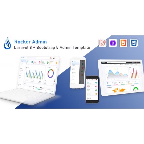 Rocker - Laravel 8 + Bootstrap 5 Admin Template