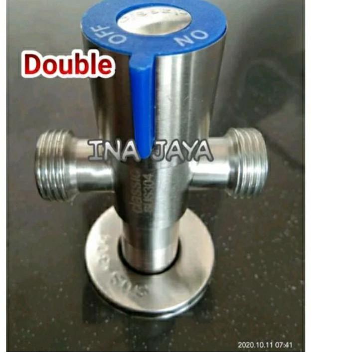 Promo INAJAYA Keran Closet Cabang Dua & Single Kran Stop Toilet Shower Sower Bidet Closed Duduk Klos