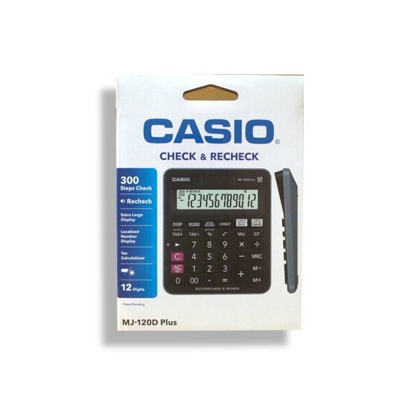 

CALCULATOR 12 DIGIT CASIO MJ-120D-WE #ORIGINAL