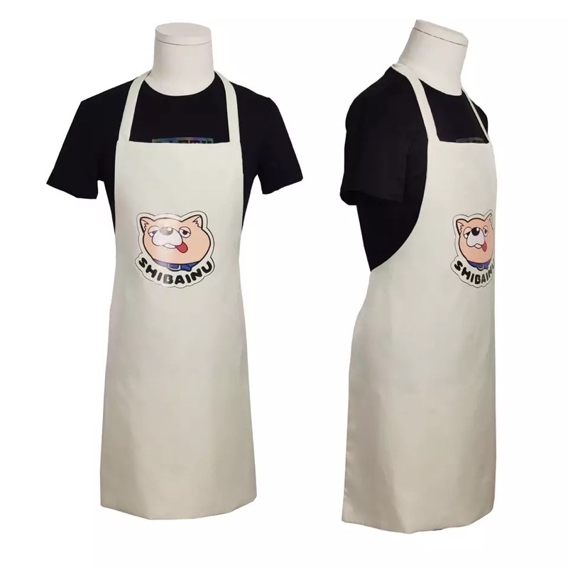 Kostum tatsu apron celemek Cosplay Anime The Way Of The Housewife Aksesori Dapur Apron Memasak Kartun Apron Cetak Gokushufudo