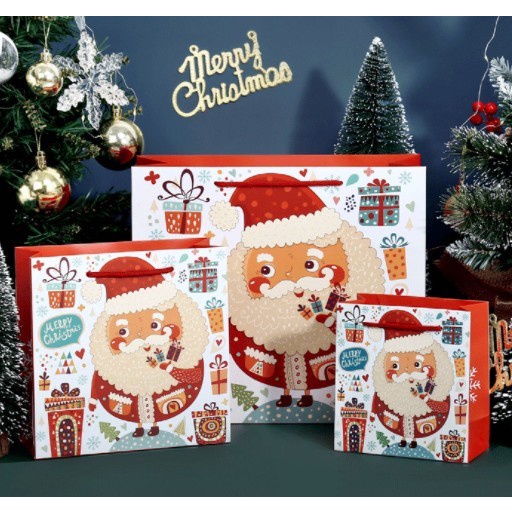 

paper bag hadiah natal chrismast kotak baju