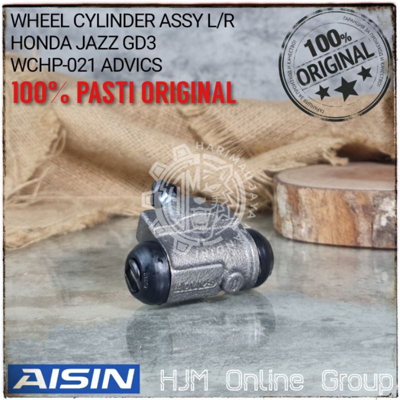 WHEEL CYLINDER - MASTER BAK BLOK REM BELAKANG JAZZ CITY ADVICS AISIN