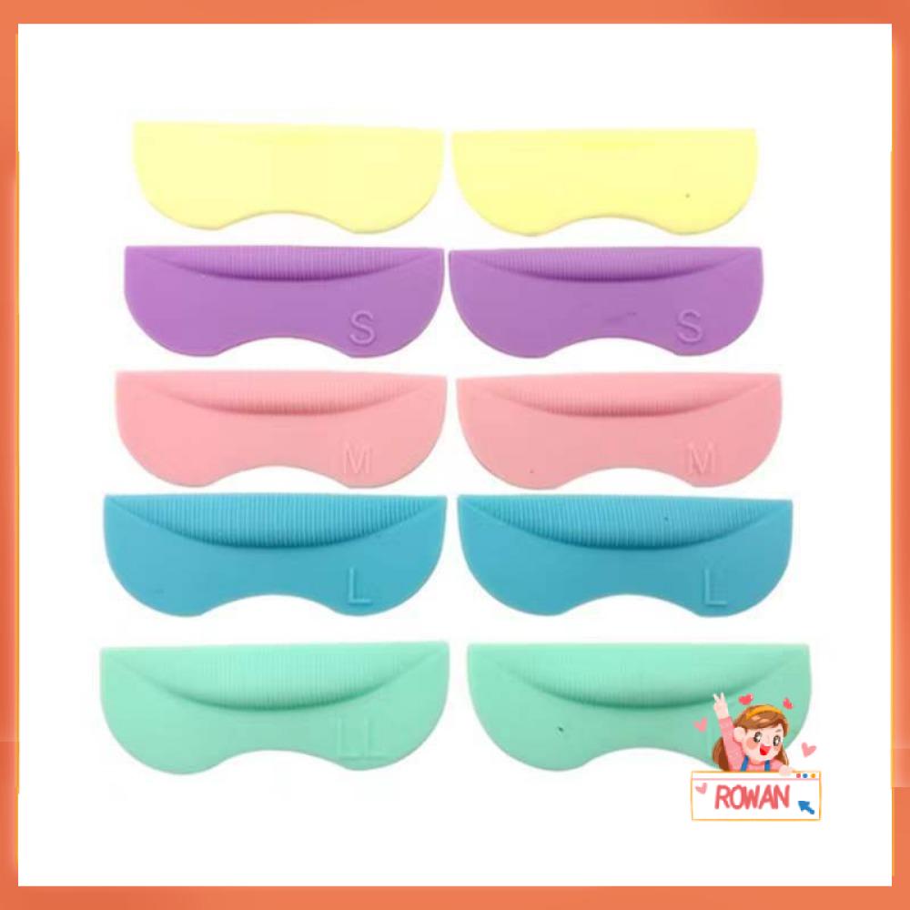 R-flower 5pasang Eyelash Perm Pad Fashion Bulu Mata Batang Perisai Makeup Alat Kecantikan