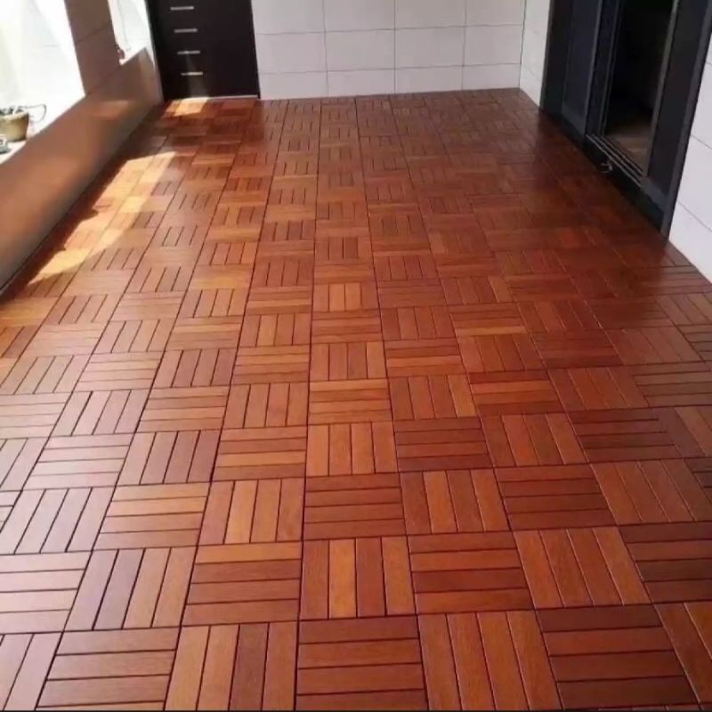 Lantai kayu deck tile 30x30cm/lantai kayu tempel/lantai kayu/vinil kayu