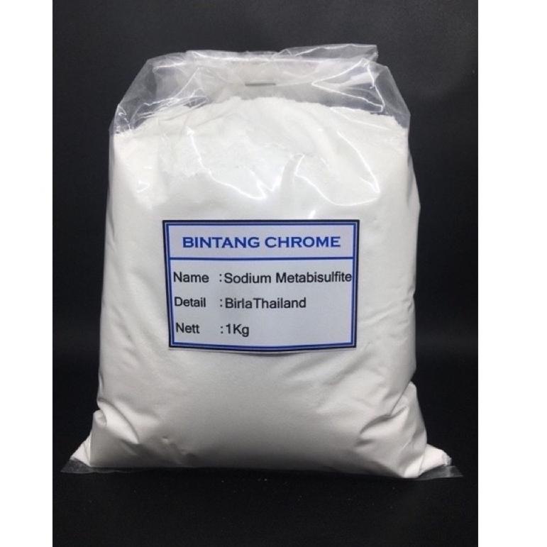 

(Product)-S85U-㊛) Sodium Meta-bisulfit / SMB 1 Kg / Sodium Meta-bisulphite langsung kirim