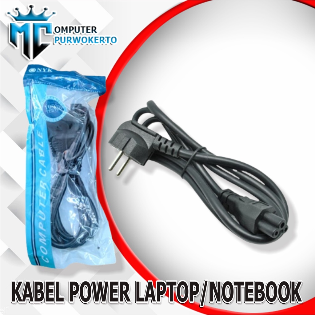 Kabel power laptop atau notebook