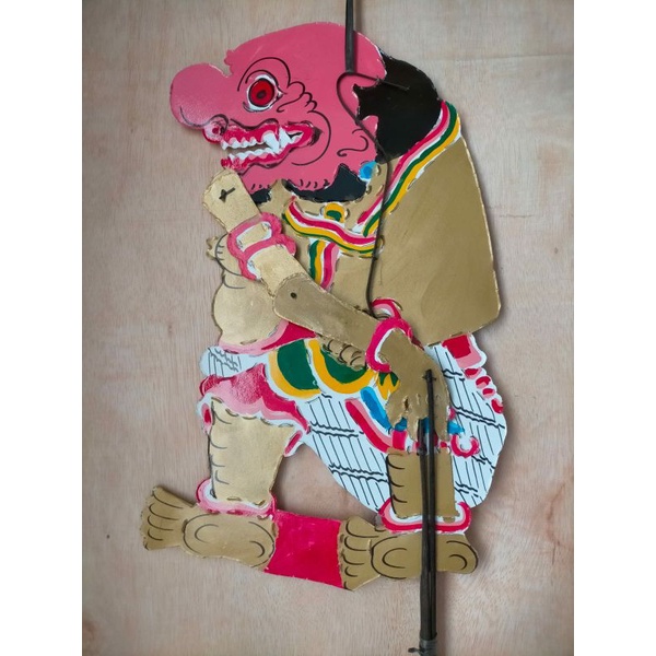 WAYANG KULIT KARTON BUTO PUNUK