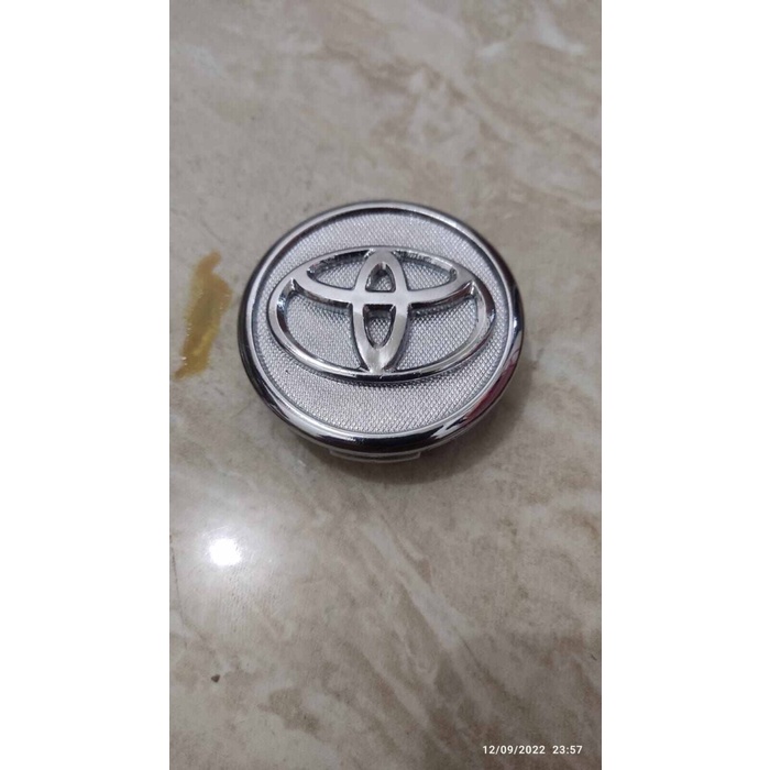 tutup velg dop roda toyota yaris vios diameter 5.8cm crhom