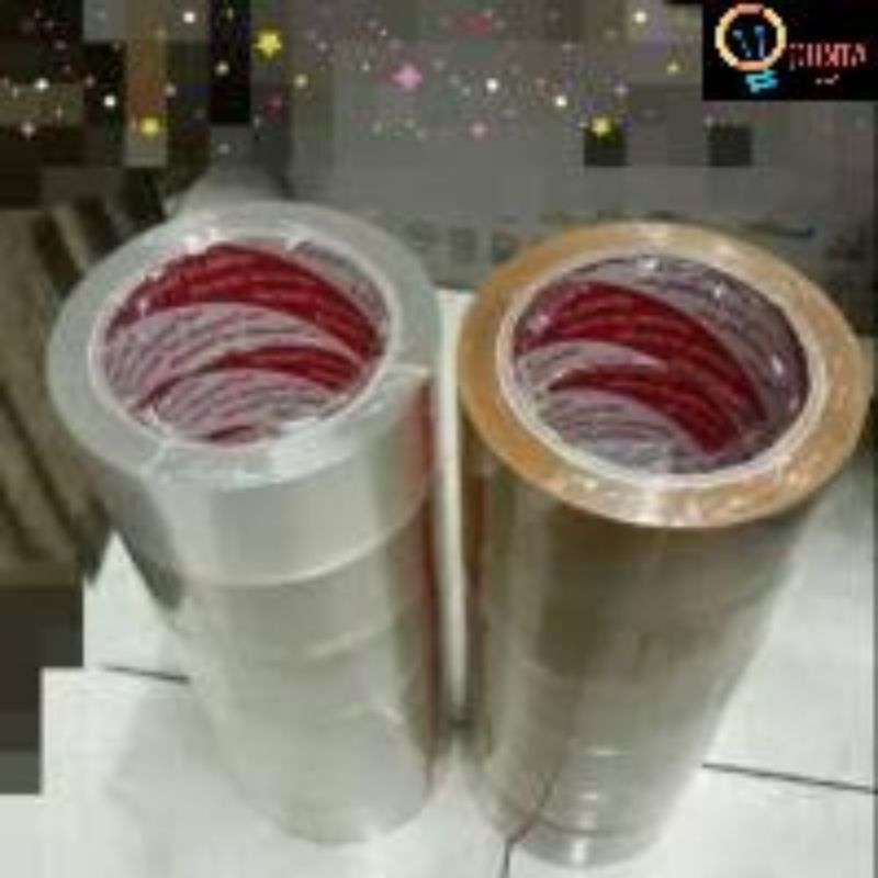 Lakban Bening 90Yard Isolasi Selotip Clear  Tape 45mm Daya Lengket Kuat