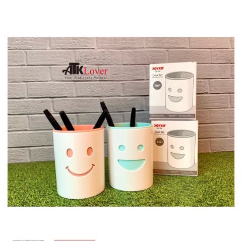 

Desk Holder/Set Pen // Tempat Pensil Meja Motif Smile (Senyum)