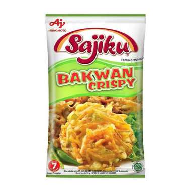 

SAJIKU TEPUNG BAKWAN CRISPY 90GR