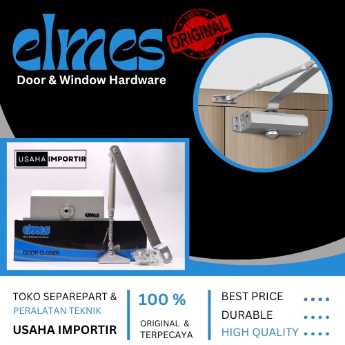 Jual Promo Door Closer Penutup Pintu Otomatis Menahan Pintu Anti Karat 180 Derajat Non Hold Open