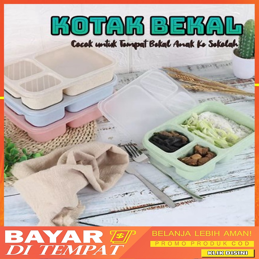 Tempat Makan Kotak Bekal Microwavable Lunch Box Kotak Makan Anak