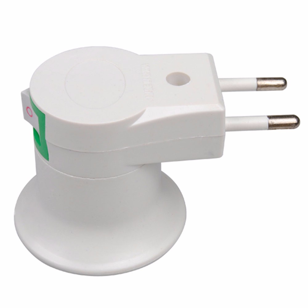 Fitting Lampu E27/Fitting Colok+Saklar/Fitting Lampu Bohlam Steker EU Plug