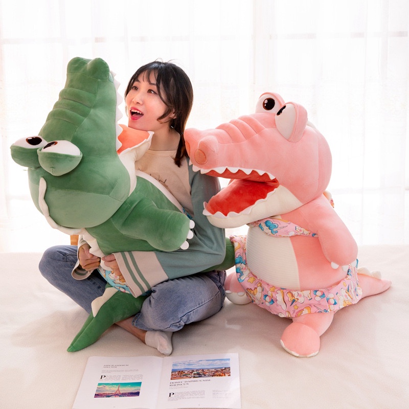 Delightful Lyle Baju Renang Lyle Crocodile Mainan Mewah Boneka Boneka Boneka Hadiah Natal