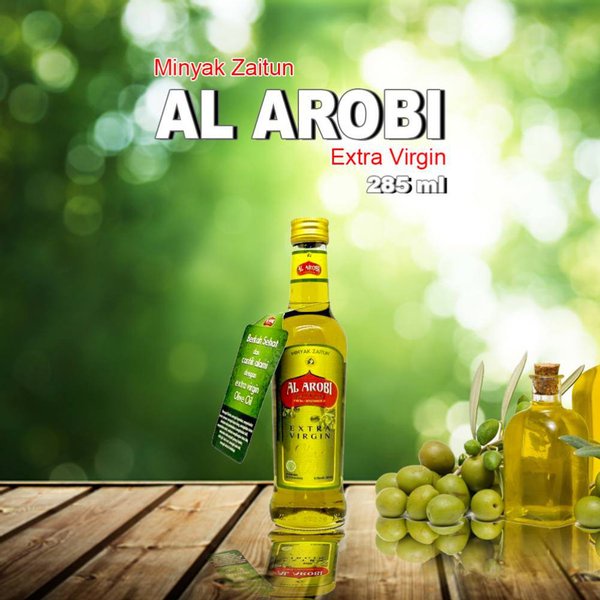 

Minyak Zaitun Al Arobi Murni Extra Virgin Olive Oil 285 ml