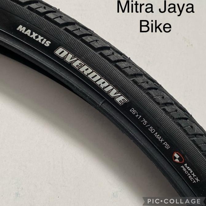 Ban Luar Maxxis Overdrive 26 X 1.75 Nylon Maxx Protect Black