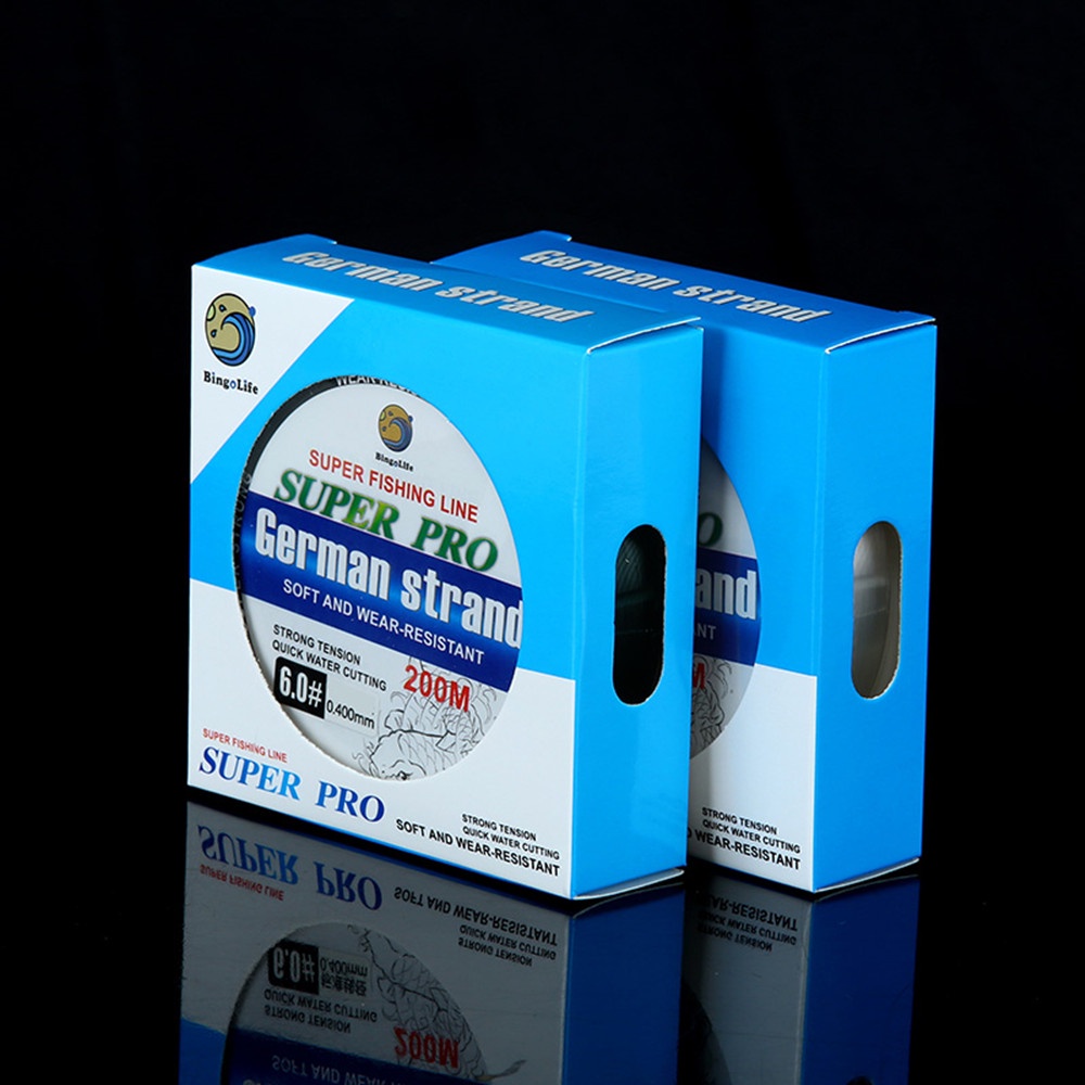 SENAR PANCING 200M NYLON LINE GERMANY FISHING LINE BAHAN TAHAN INVISIBLE BAHAN TAHAN LAMA PANJANG