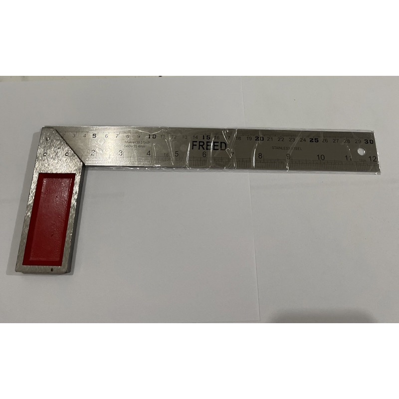 Sikur meter tebal 12” 30cm Freed penggaris siku tukang