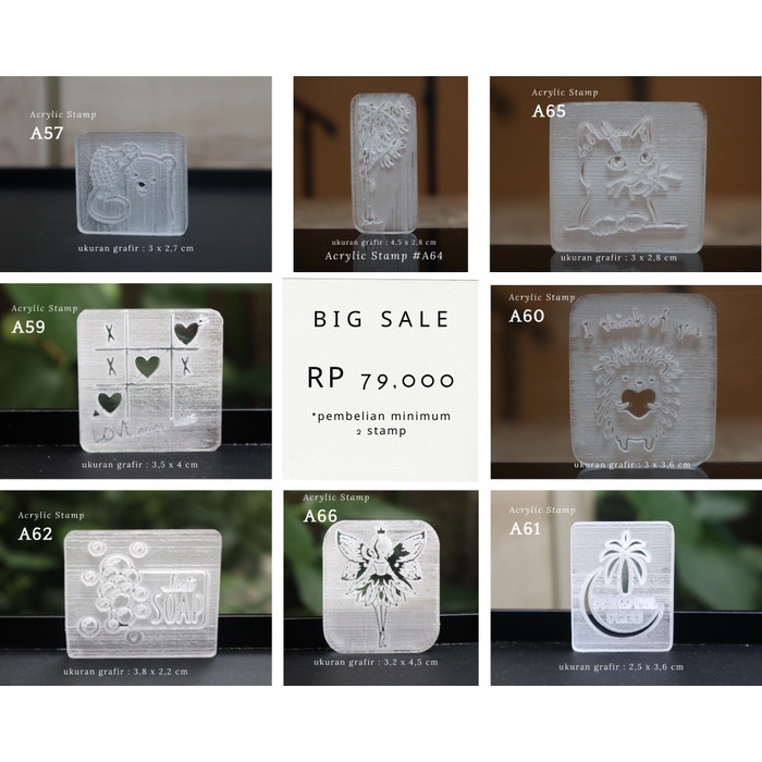 

Stm Sale 7 Soap Stamp Ceramic Pottery Stamp Stempel Akrilik Sabun Keramik