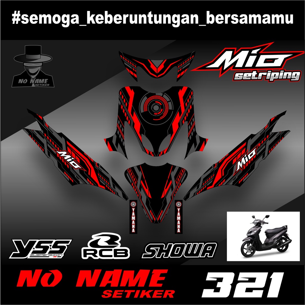 decal stiker mio sporty / smile full body (321) 2008 2009 2010 2012 2013 stiker decal sticker