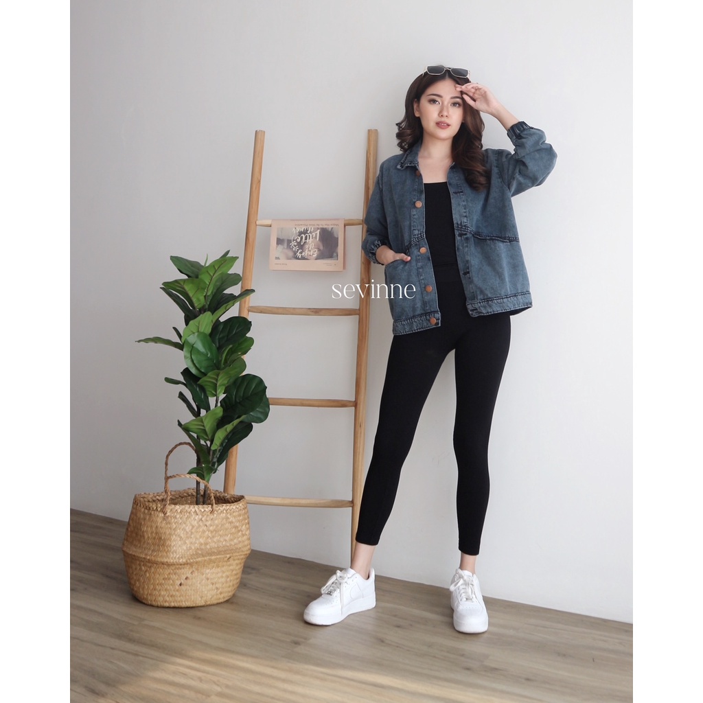 Jacket Jeans Gracia Wanita Denim Jaket Lepis Oversize Jins Jaket Klasik Kekinian Cewe Cewek Jaket Mu