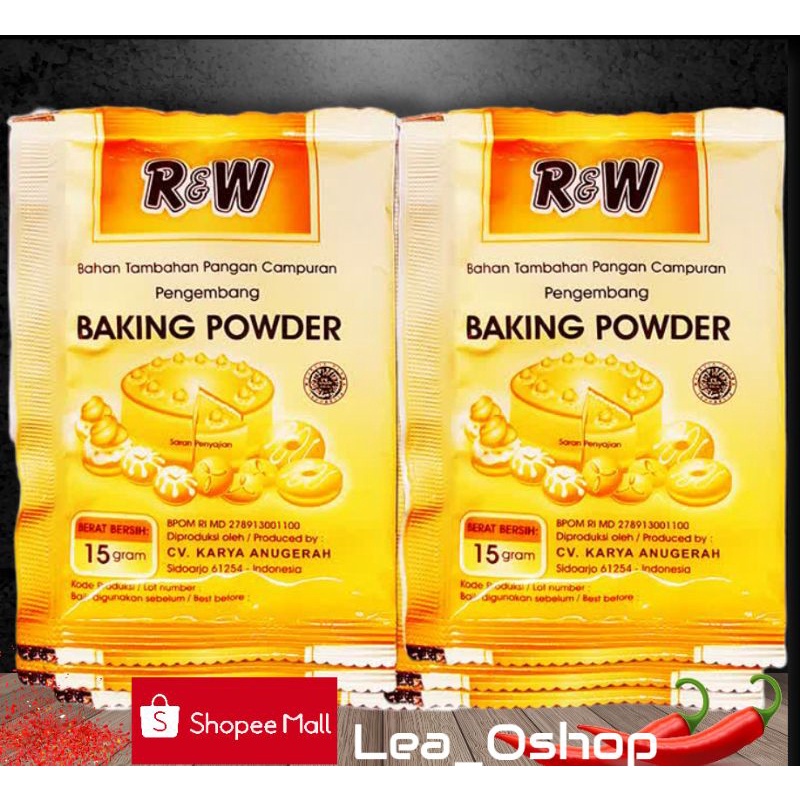 

Baking Powder isi 10 pcs Orange @15gram