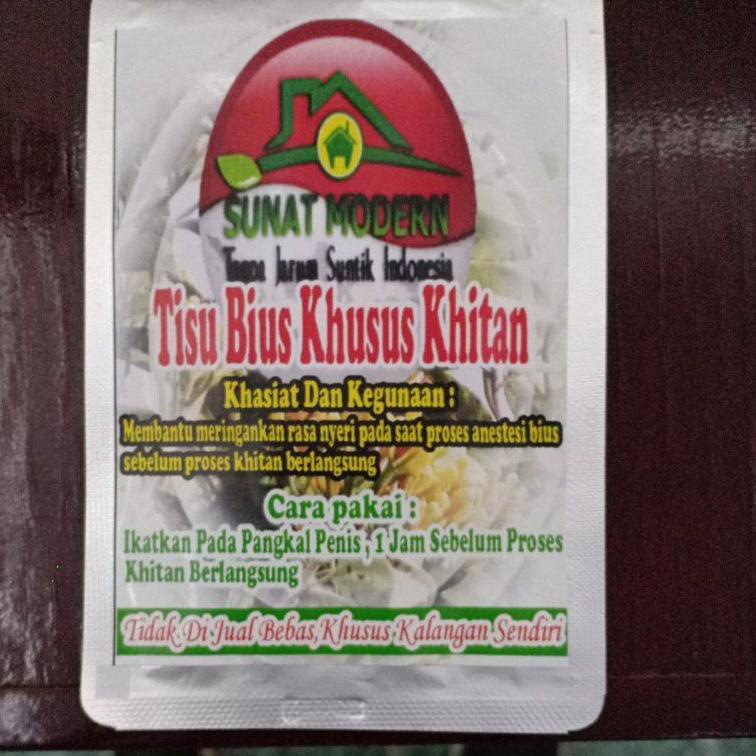 (F-K8K-✪) Tisu bius Khusus khitan/sunat siap dikirim