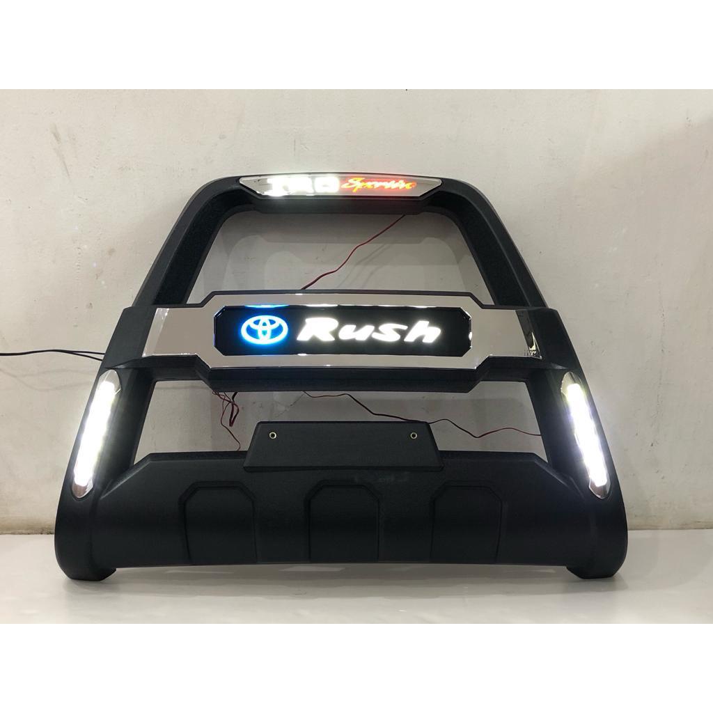 Tanduk Bumper Depan Mobil Rush TRD SPORTIVO LED