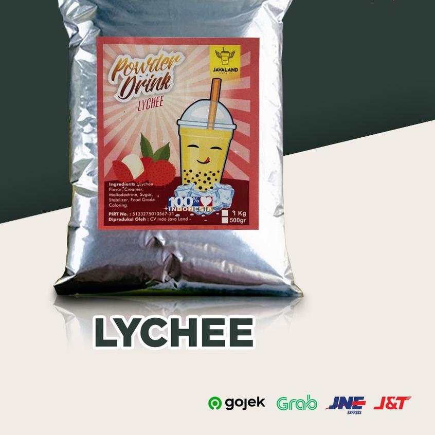 

11.11✔️Bubuk Minuman Bubble Powder Drink Leci ORIGINAL Javaland 1kg|KD2