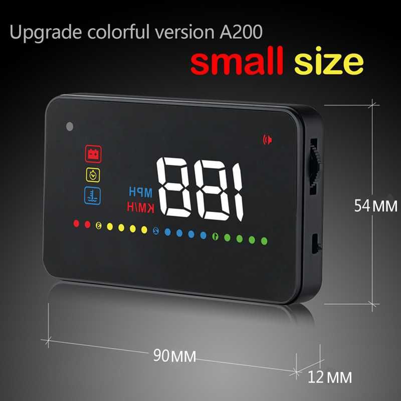 Digital Car LED Head Up Display HUD OBD2 Interface - A200