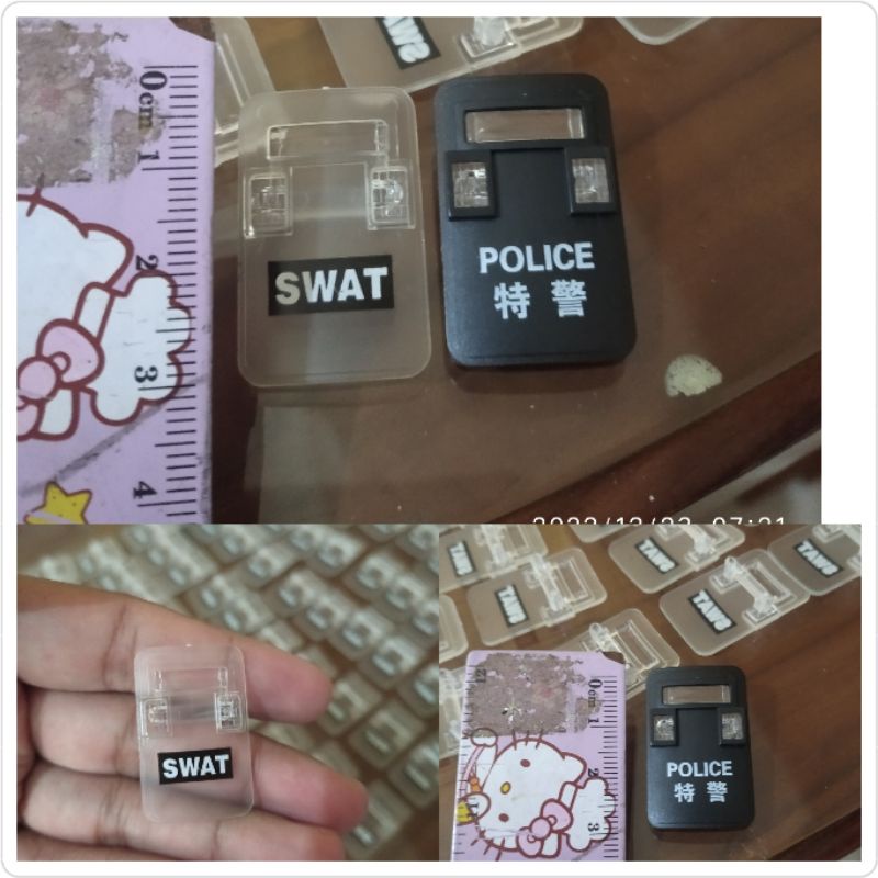 Minifigure brick Shield tameng polisi SWAT