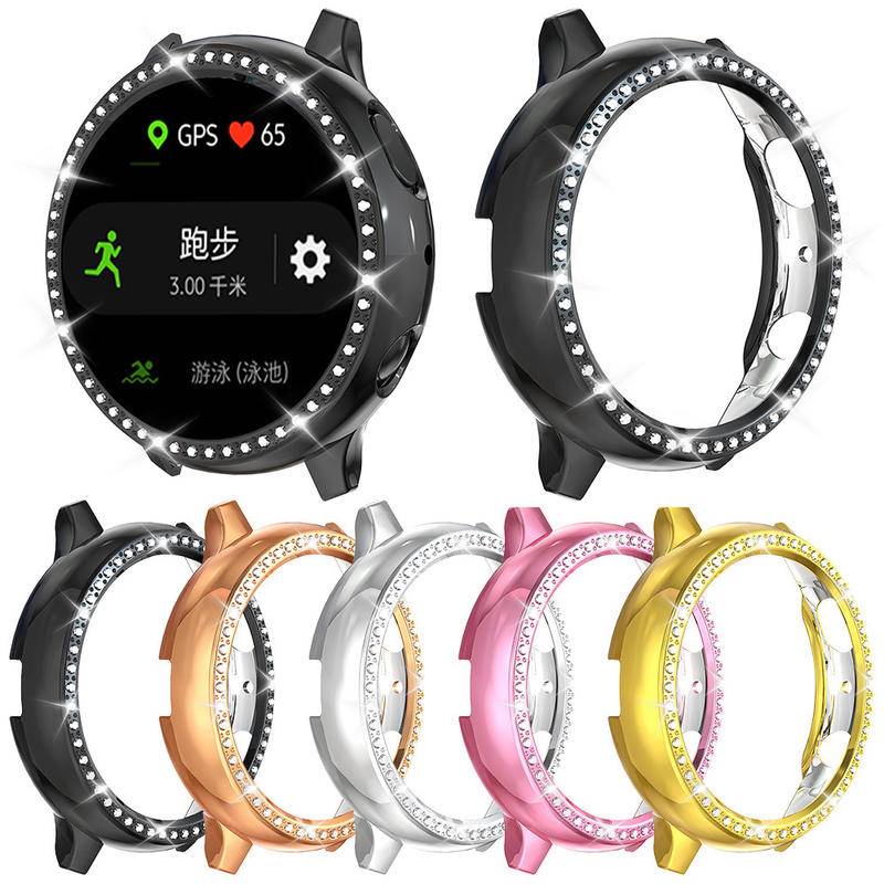 Casing Wanita Diamond PC Case Wanita Untuk Samsung Galaxy Active 40mm Cover Bumper Ringan Frame