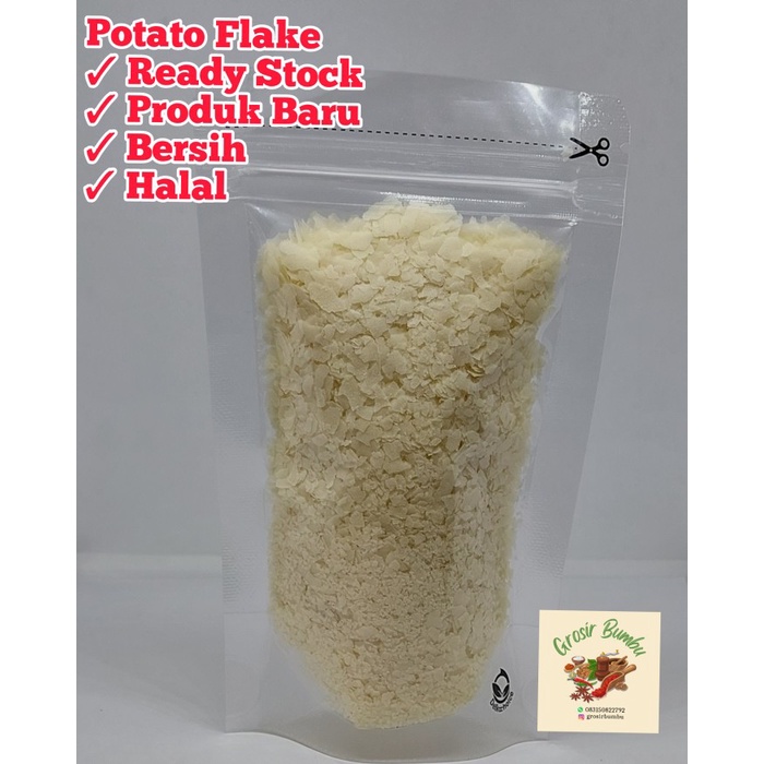 

Pure Potato Flake 1kg / Tepung Kentang Kasar
