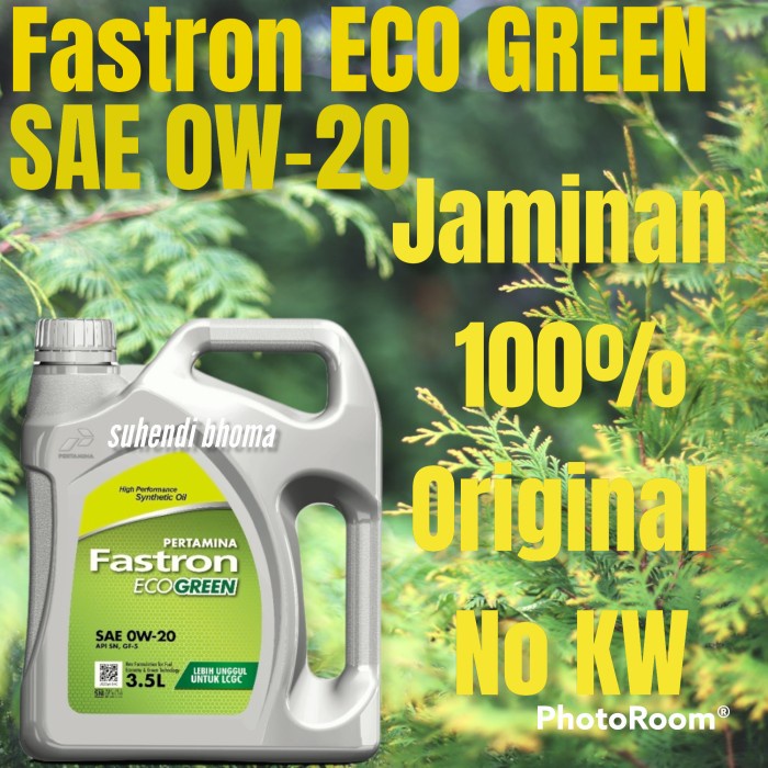 OLI PERTAMINA FASTRON ECO GREEN SAE 0W-20