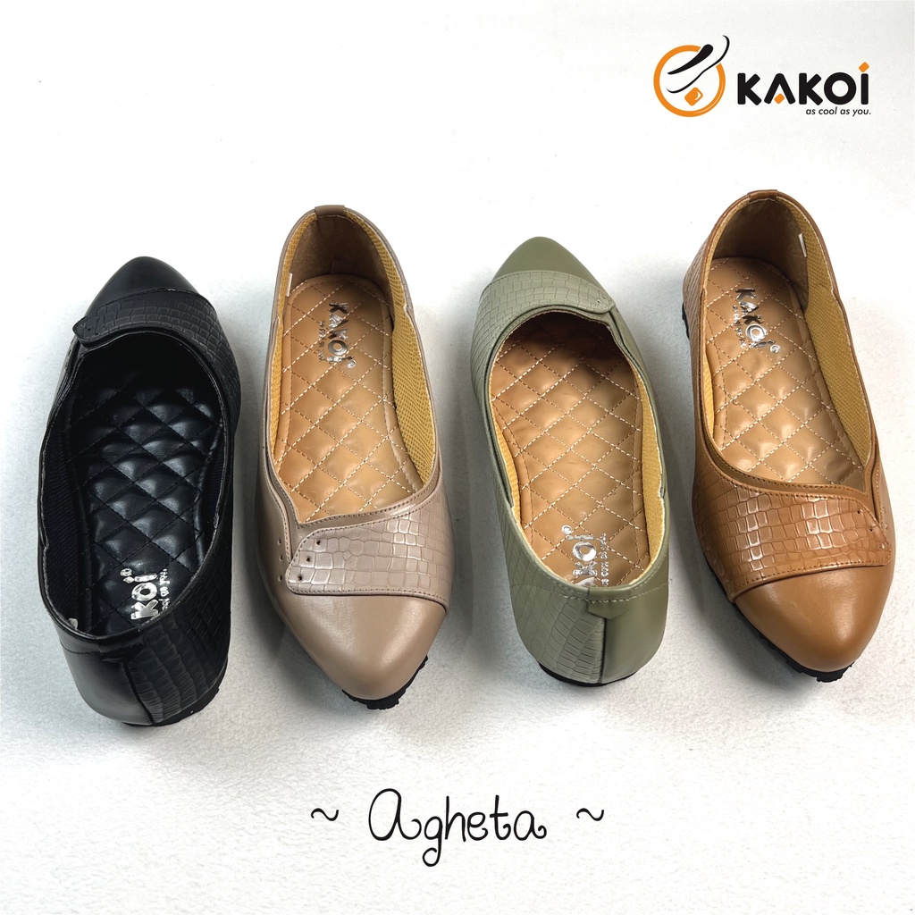 FLAT SHOES SEPATU WANITA KAKOI AGHETA