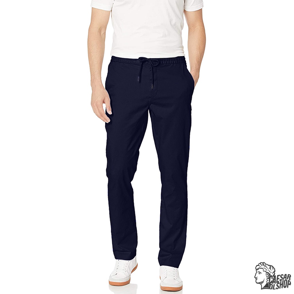 Caesar Olshop - Chino Pinggang Karet - Antonius - Navy