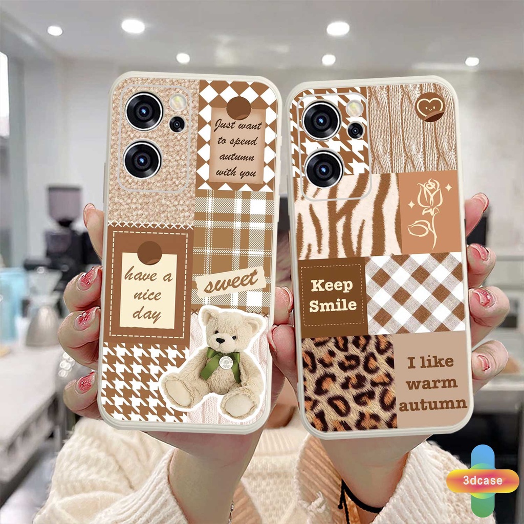 OPPO A54 A5S A3S A57 A15 A76 A96 A16 A95 A55 A7 A5 A9 A31 A53 A33 2020 A12 A1K A77 A54S A77S Reno 7 9 8 6 4 5F 4F  5 06 Lite A74 A15S A52 A11K A92 A35 A11 A93 A32 A72 A94 A53S F19 F21 Motif Houndstooth Motif Kotak Bunga